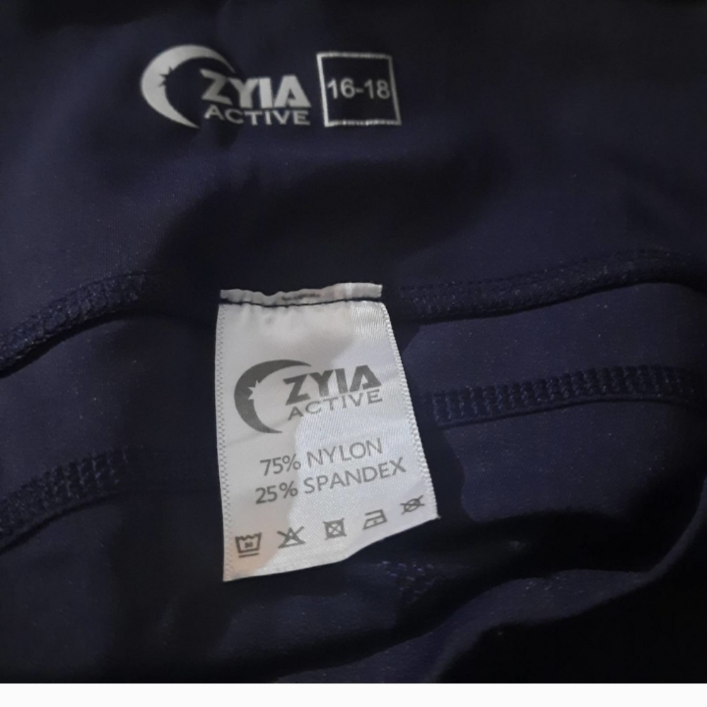 Zyia Navy Pocket Brilliant Hi Rose 7/8 Size 16-18
